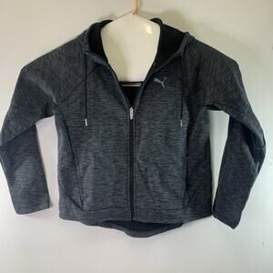 Puma Liga Drycell Black Training Jacket Womens size Large New with tags Charcol